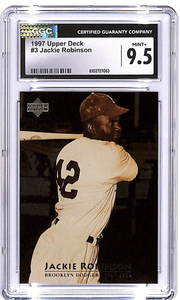 1997 Upper Deck Jackie Robinson #3 CGC 9.5 Dodgers