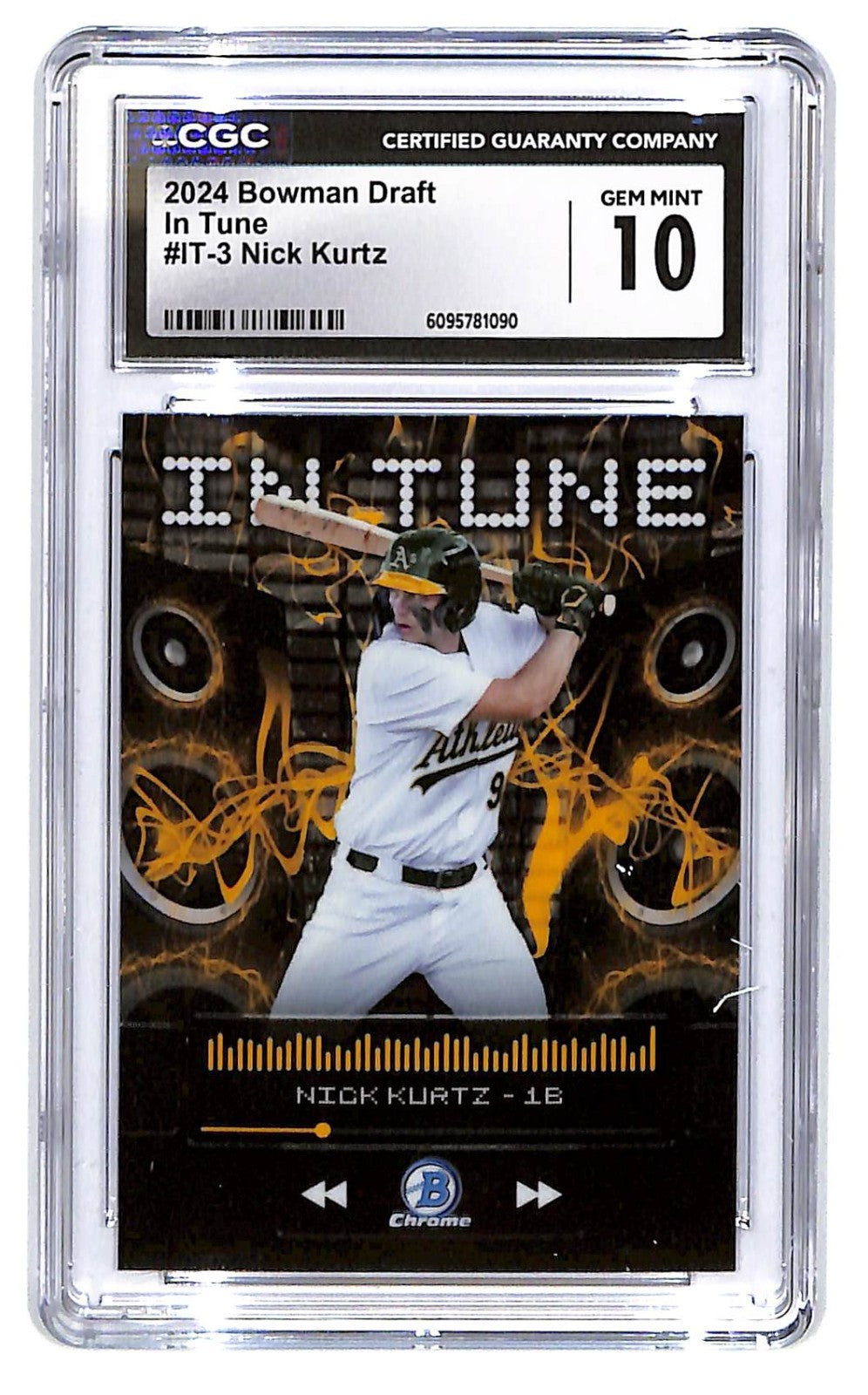 2024 Nick Kurtz Bowman Draft - In Tune - #IT-3 (RC) CGC Gem Mint 10