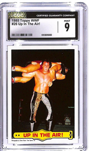 1985 Topps WWF Up In The Air Brutus Beefcake #26 CGC 9