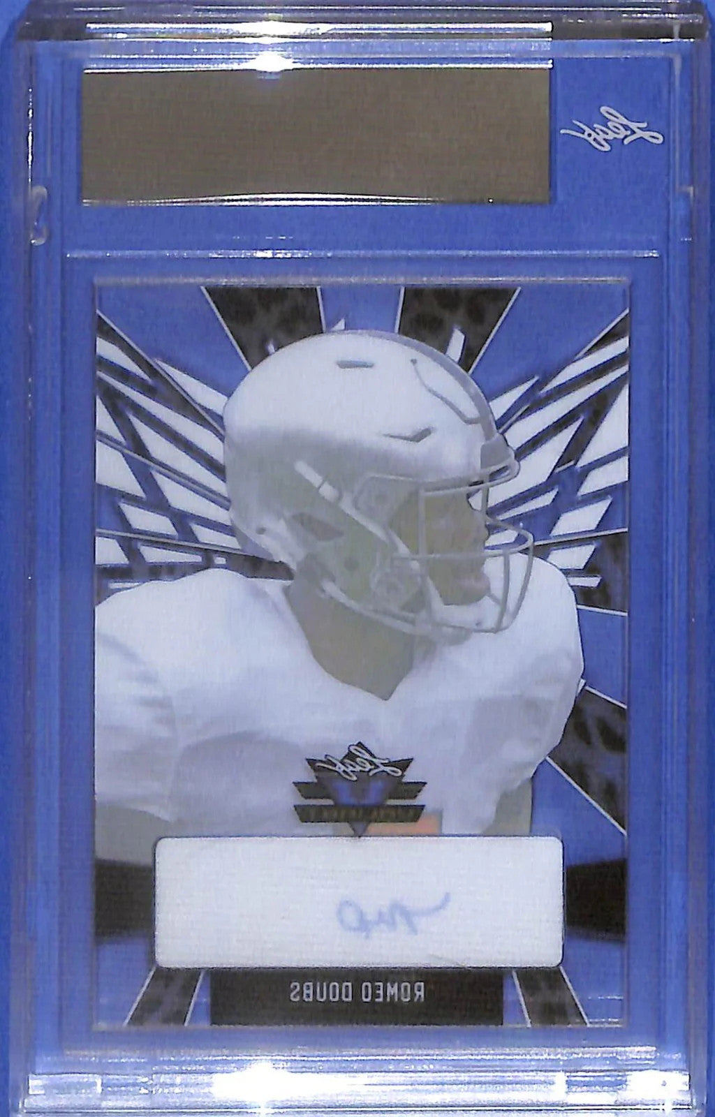 2022 Leaf Valiant Romeo Doubs Auto Autograph Rookie RC 1/1 Proof Packers