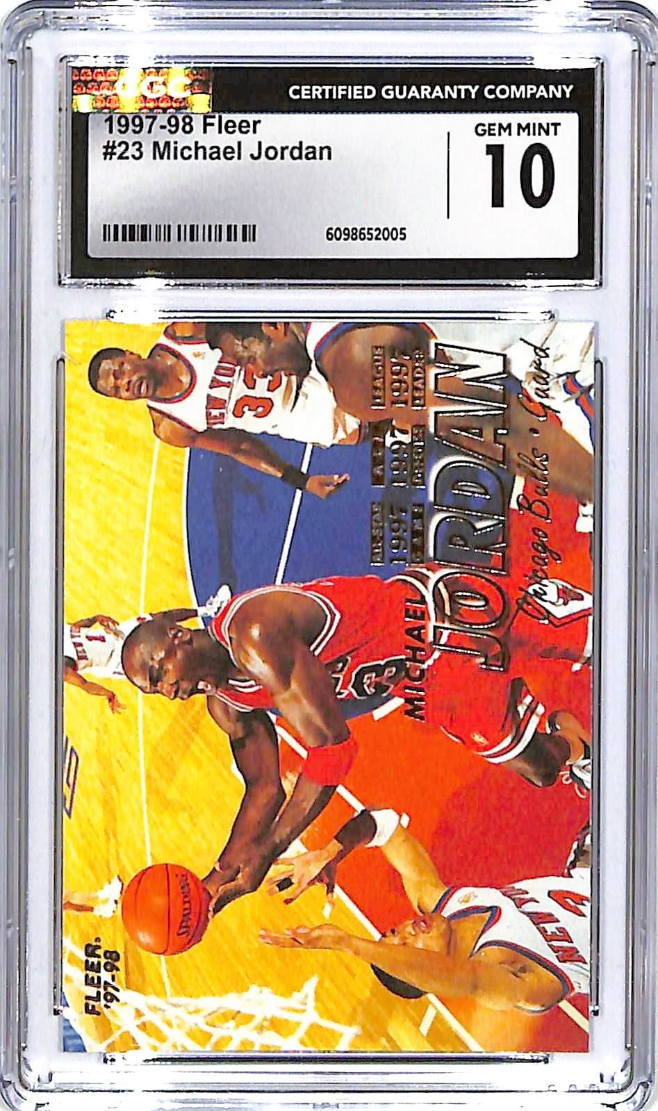 1997-98 Fleer Michael Jordan #23 CGC 10 Bulls