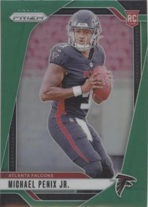 2024 Michael Penix Jr. Panini Prizm Green Prizm #378 Green Prizm (RC) SGC 10