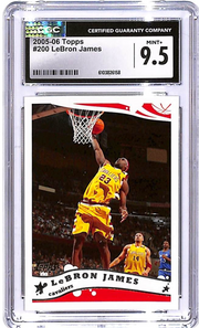 2005-06 Topps LeBron James #200 CGC 9.5 Cavaliers