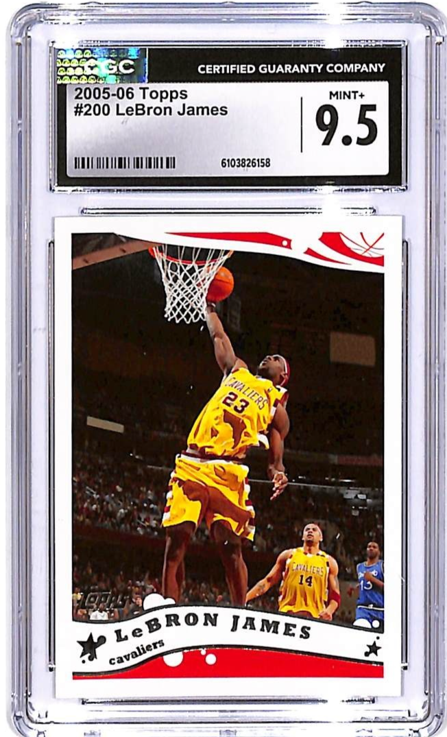2005-06 Topps LeBron James #200 CGC 9.5 Cavaliers