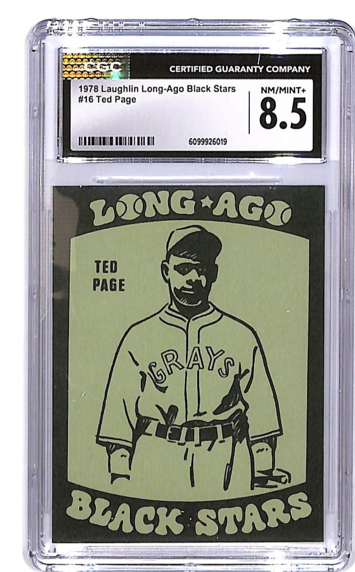 1978 Laughlin Long Ago Black Stars CGC 8.5 Ted Page #16