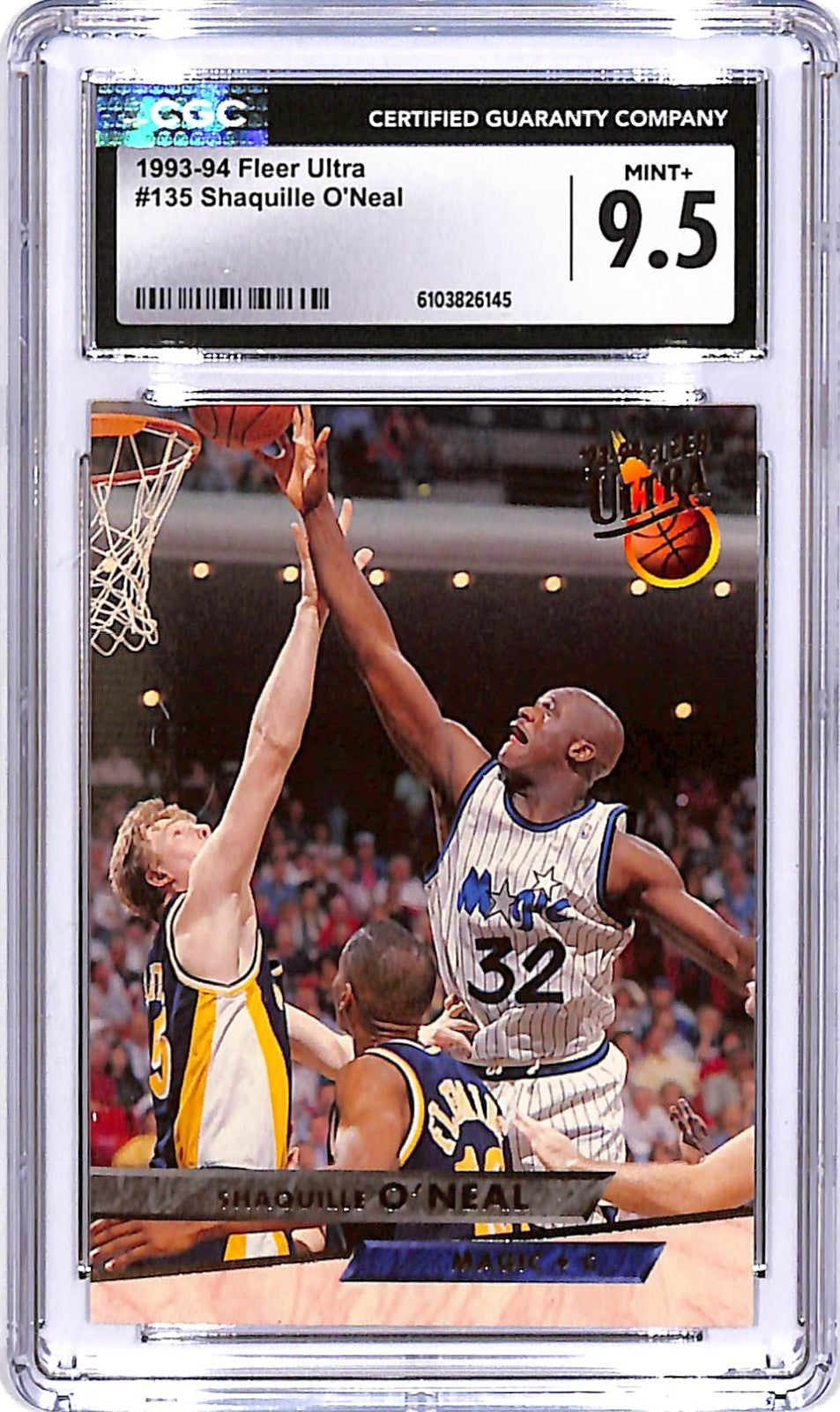 1993-94 Fleer Ultra Shaquille O'Neal #135 CGC 9.5 Magic