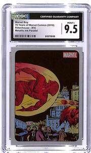 2010 Rittenhouse 70 Years of Marvel Comics Marvel Boy Metallic Ink CGC 9.5