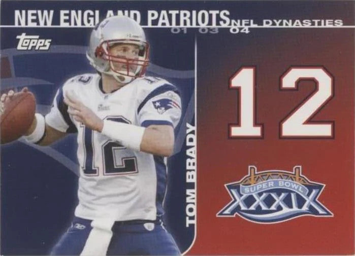 2008 Topps - NFL Dynasties Tribute Tom Brady #DYN-TB2 CGC 10 Gem Mint Patriots