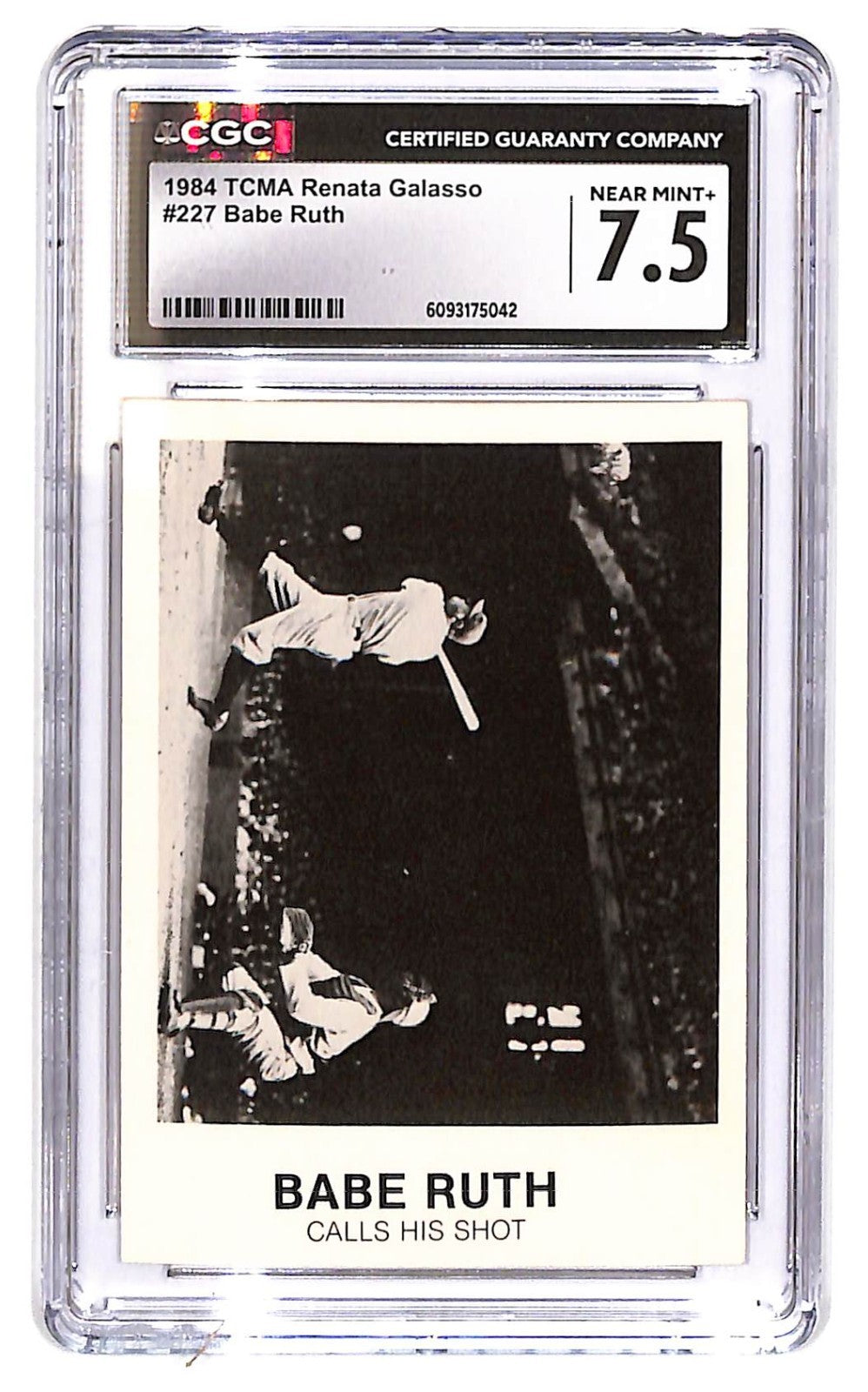 1984 TCMA Renata Galasso - Series 6 Babe Ruth #227 CGC Near Mint Plus 7.5