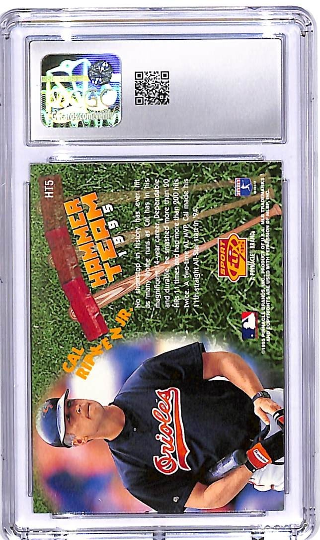 1995 Sportflix Cal Ripken Jr Hammer Time HT5 CGC 9.5 Orioles