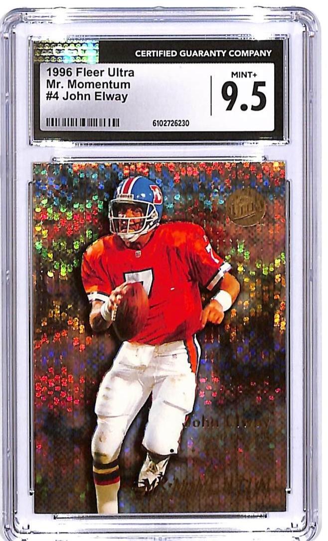 1996 Fleer Ultra John Elway Mr Momentum #4 CGC 9.5 Broncos