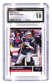 2017 Score - Tom Brady #200 CGC 10