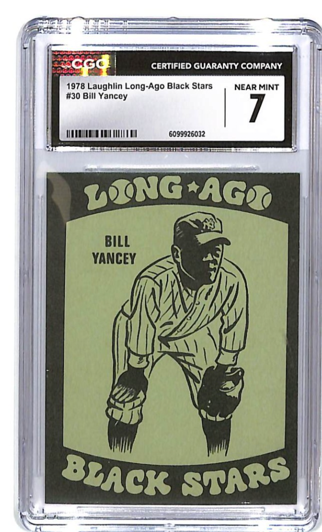 1978 Laughlin Long Ago Black Stars CGC 7 Bill Yancey #30