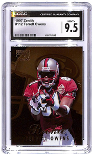 1997 Zenith Terrell Owens Rookie RC #112 CGC 9.5 49ers