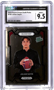 2024 Prizm Draft Picks Julian Sayin Rookie RC #193 CGC 9.5 Ohio State