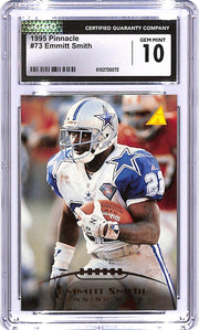 1995 Pinnacle Emmitt Smith #73 CGC 10 Cowboys
