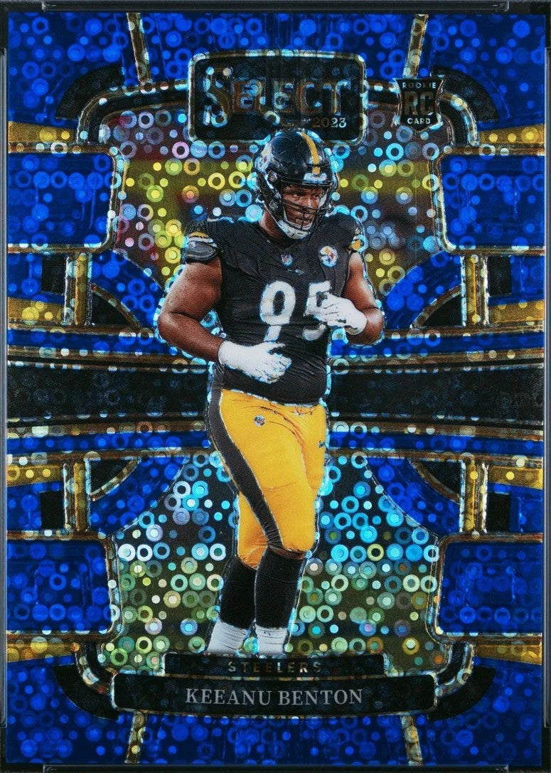2023 Keeanu Benton Panini Select #84 Blue Disco Prizm #9/25 (RC) SGC 10 Steelers