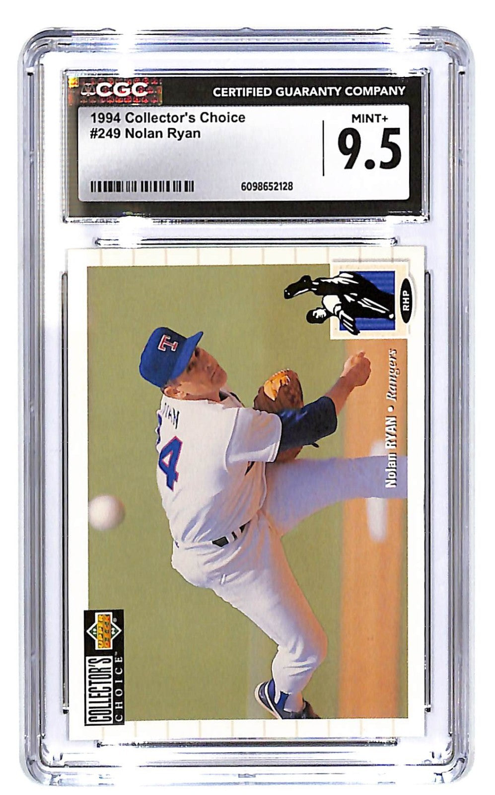 1994 Nolan Ryan  Upper Deck Collector's Choice - #249 CGC Mint Plus 9.5