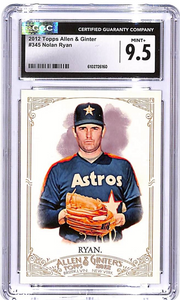 2012 Topps Allen and Ginter #345 CGC 9.5 Astros