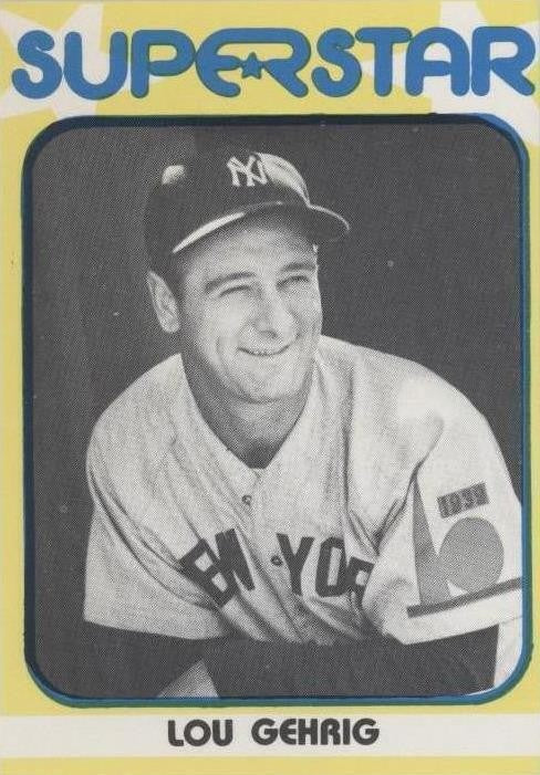 1980 TCMA Superstars - Lou Gehrig #28 CGC Grade NEAR MINT #7 New York Yankees