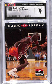 1992 Magic On Jordan Skybox USA - #105 CGC Mint 9