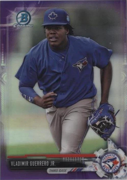 2017 Bowman Chrome Prospects Vladimir Guerrero Jr. RC #BCP32 Purple #/250 CGC 10