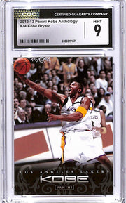2012-13 Kobe Anthology Kobe Bryant #74 CGC 9 Lakers