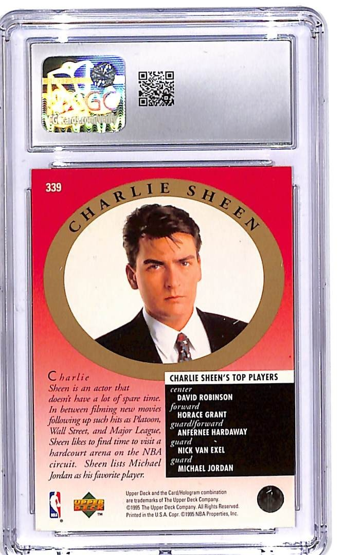 1995-96 Upper Deck Michael Jordan #339 Major Attractions CGC 9 Bulls