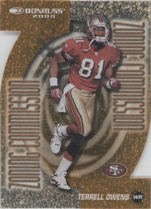 2000 Donruss - Zoning Commission Terrell Owens #ZC-38 #612/1000 SGC 8.5 49ers