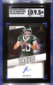 2024 Jordan Travis Panini Luminance Signatures YOS-JTS (RC) SGC 9.5 Auto 10