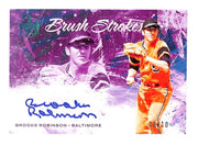 2022 Brooks Robinson Panini Diamond Kings Brush Strokes Blue Auto - BS-BR #6/10