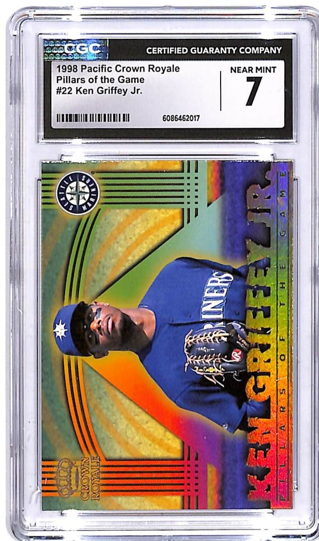 1998 Pacific Crown Royale Ken Griffey Jr Pillars of the Game #22 CGC 7 Mariners
