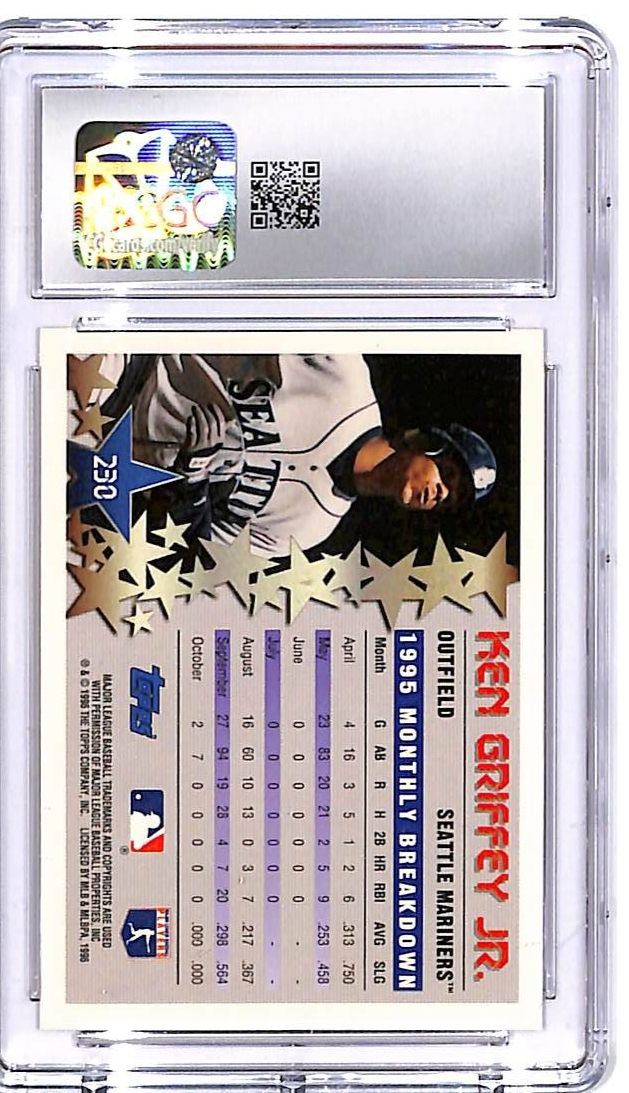 1996 Topps Ken Griffey Jr #230 CGC 9 Mariners