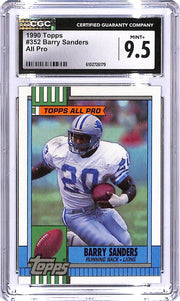 1990 Topps Barry Sanders All Pro #352 CGC 9.5 Lions