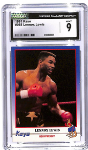 1991 Kayo Lennox Lewis Rookie RC #68 CGC 9