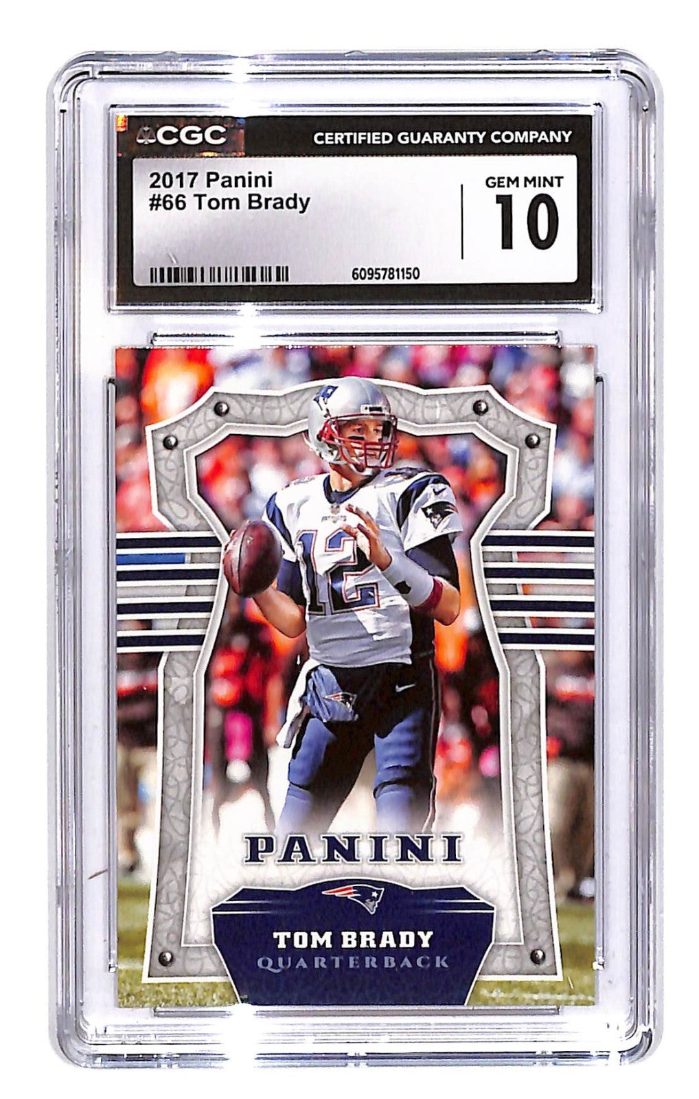 2017 Tom Brady Panini - #66 CGC Mint 10