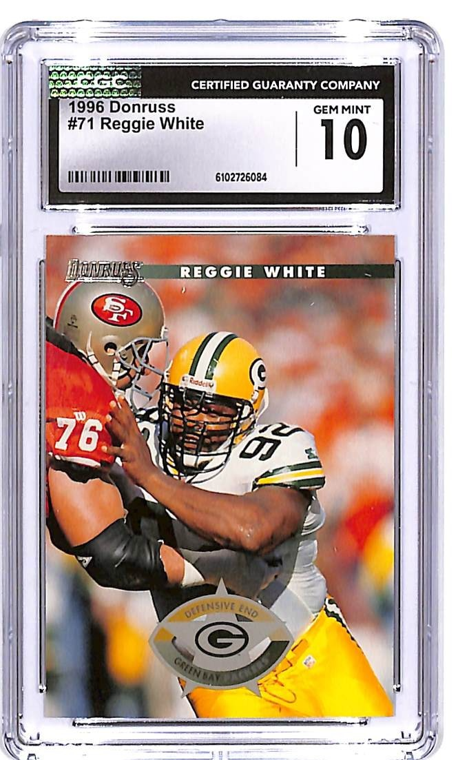 1996 Donruss Reggie White CGC 10 Packers #71