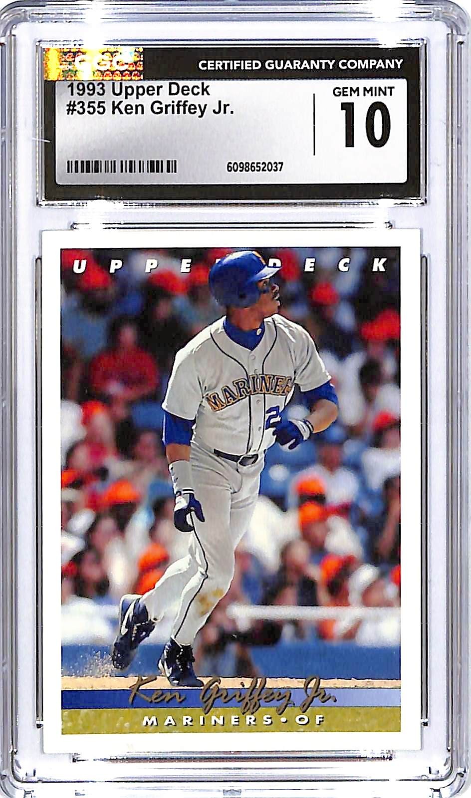 1993 Upper Deck Ken Griffey Jr #355 CGC 10 Seattle Mariners