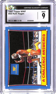 1987 Topps WWF Hulk Hogan #36 CGC 9