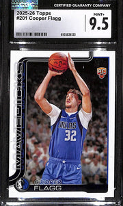 2025-26 Topps - Cooper Flagg #201 (RC) CGC 9.5