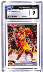 2004-05 Topps Total Kobe Bryant #39 CGC 9 Lakers