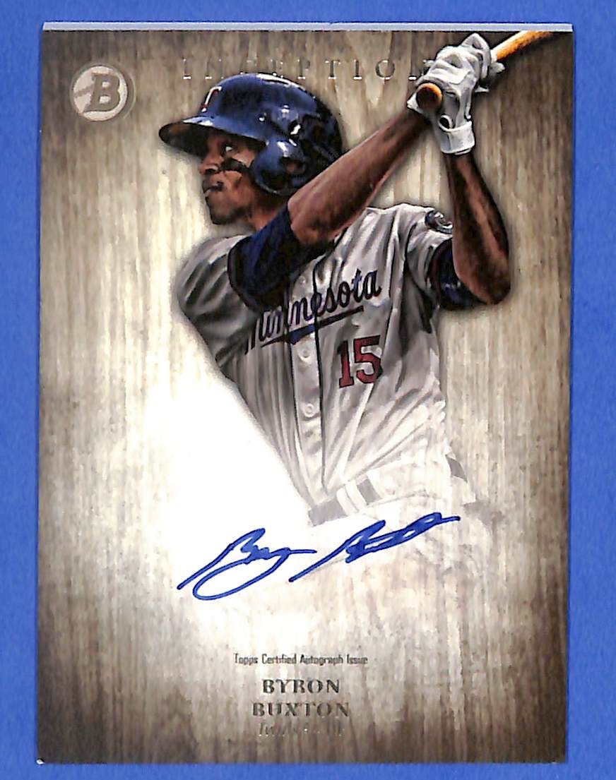 2014 Byron Buxton Bowman Inception Prospect Autographs PA-BB