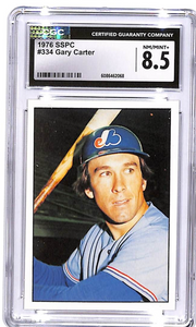 1976 SSPC Gary Carter Rookie RC #334 CGC 8.5 Expos