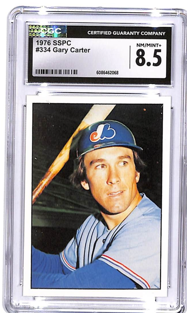 1976 SSPC Gary Carter Rookie RC #334 CGC 8.5 Expos