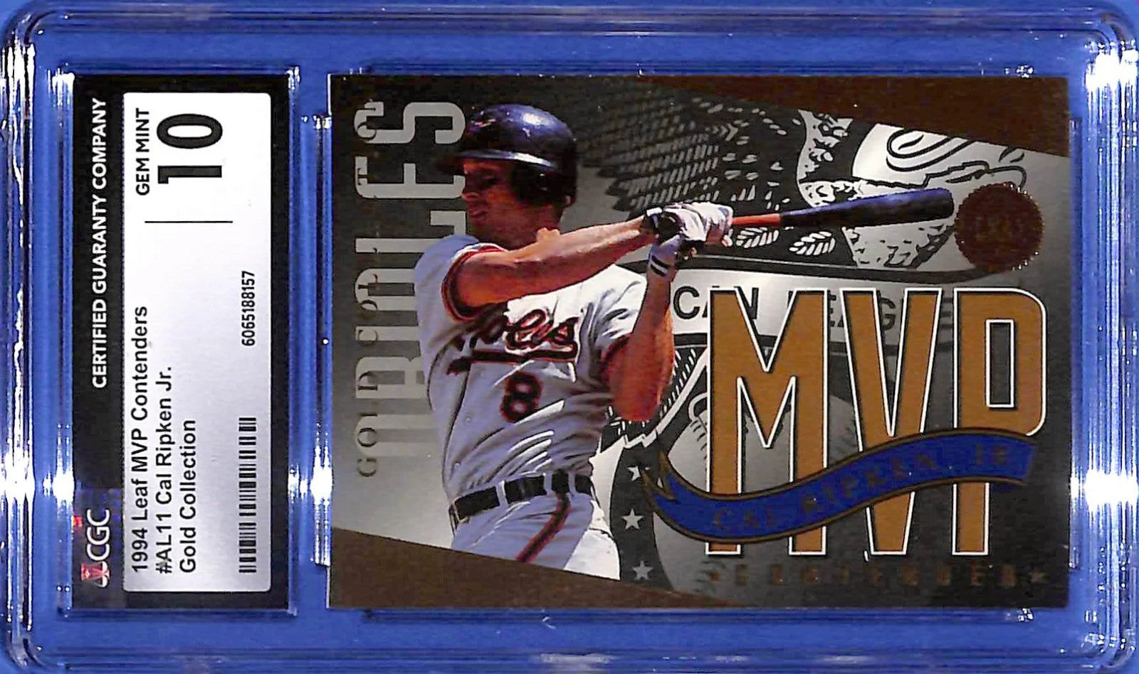 1994 Leaf - Mvp Contender Cal Ripken Jr. #AL11 Gold Collection CGC 10 Gem Mint