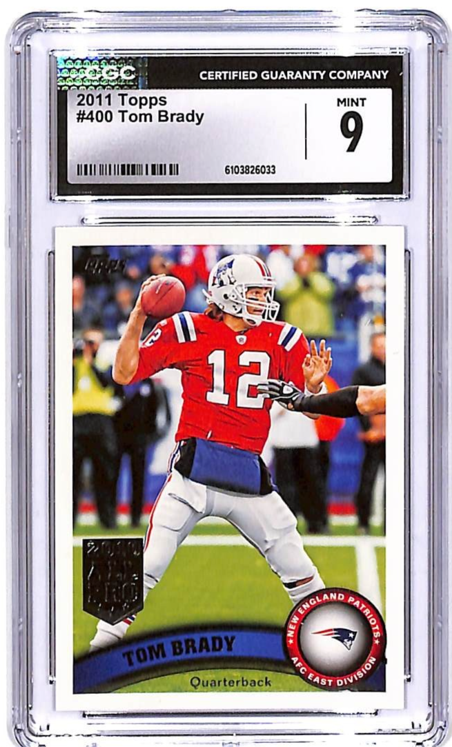 2011 Topps Tom Brady #400 CGC 9 Patriots