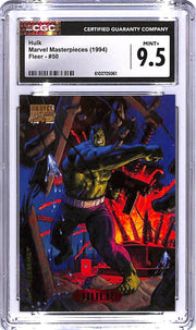 1994 Fleer Marvel Masterpieces Hulk #50 CGC 9.5