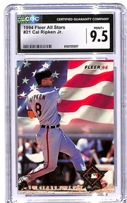 1994 Fleer All Stars Cal Ripken Jr #21 CGC 9.5 Orioles