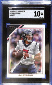 2023 Topps Composite CJ Stroud Gallery Rookie RC SGC 10 #377 Houston Texans