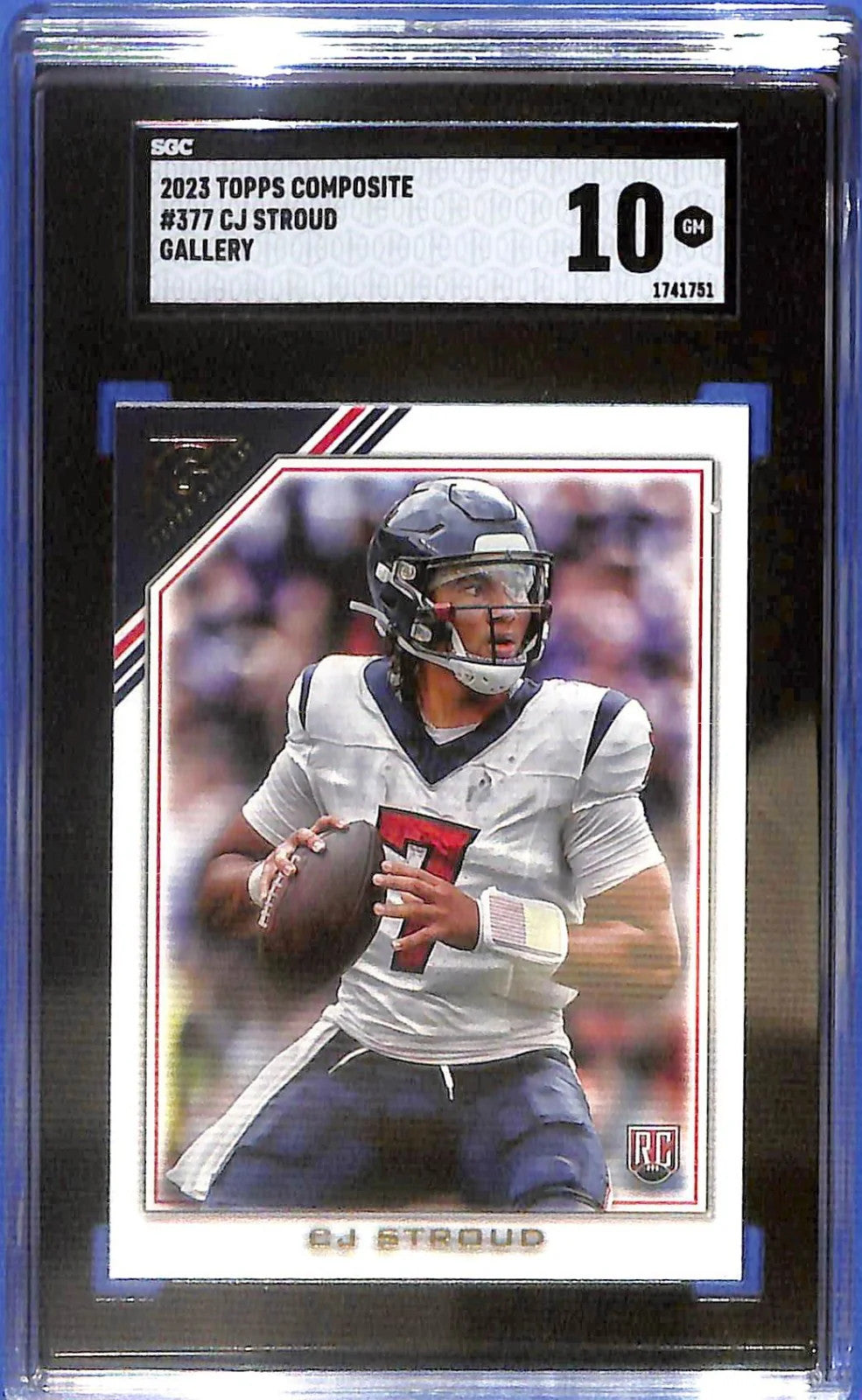 2023 Topps Composite CJ Stroud Gallery Rookie RC SGC 10 #377 Houston Texans